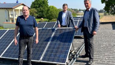 Hubert Bleile, Dr. Christoph Hoffmann MdB und Martin Cammerer